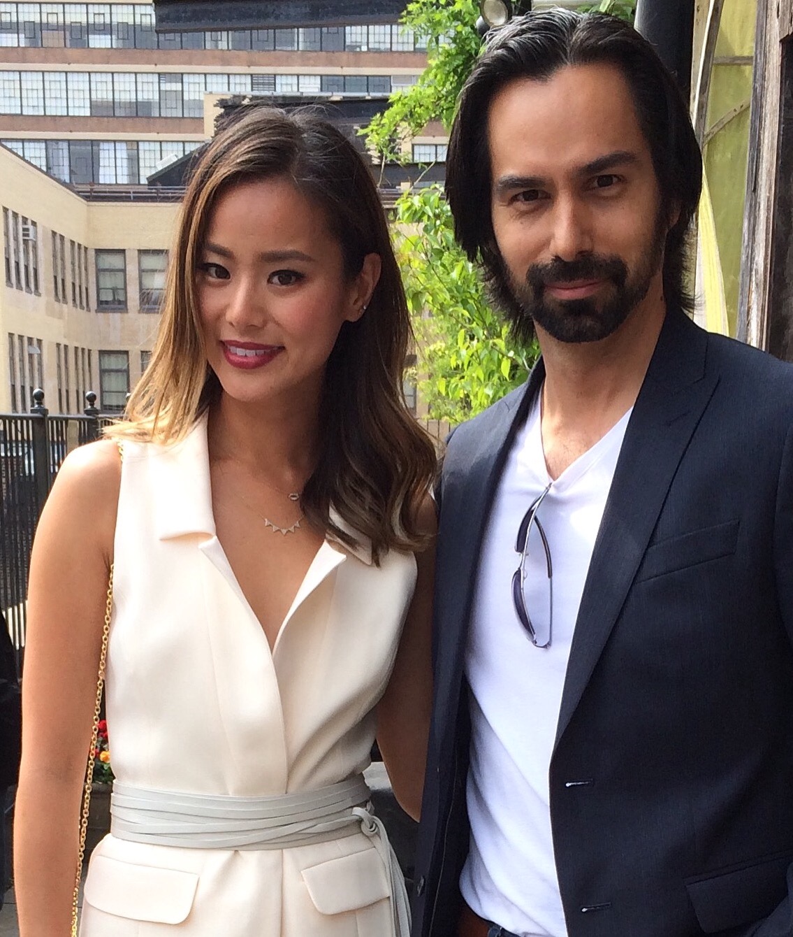 Jamie Chung and Mack Kuhr at the Olevolos Project Benefit Event in NYC