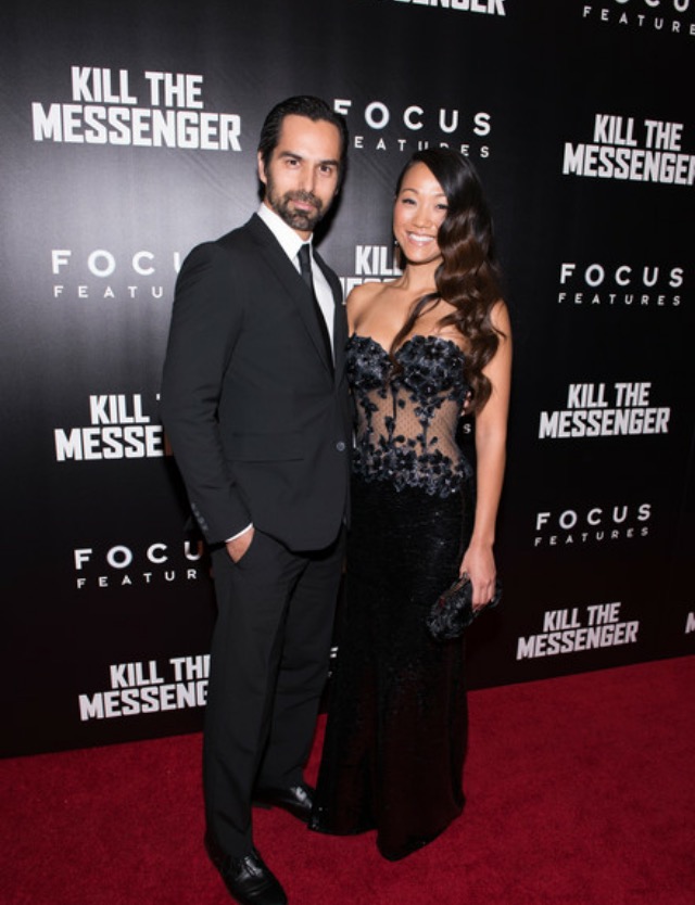 Mack Kuhr and Kyla Gray attend the NYC premiere for Kill The Messenger