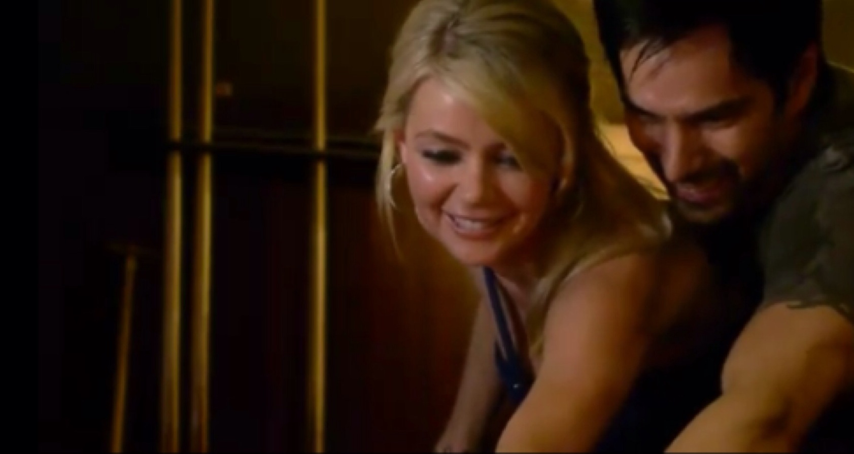 still of Joanna Bickley and Mack Kuhr in the LipGloss.com web mag trailer