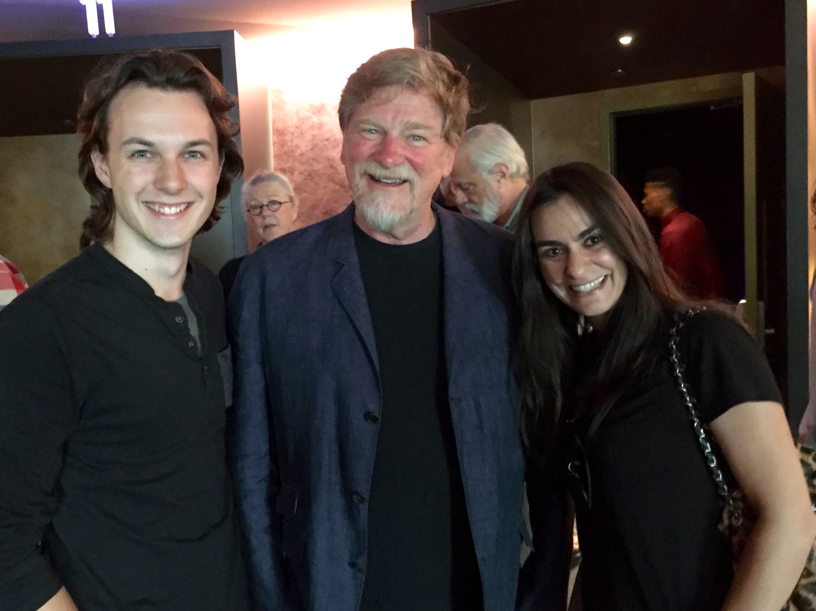 Christine Uhebe, Hessel Evelaar, Roger Allers at screening event of The Prophet (2015)