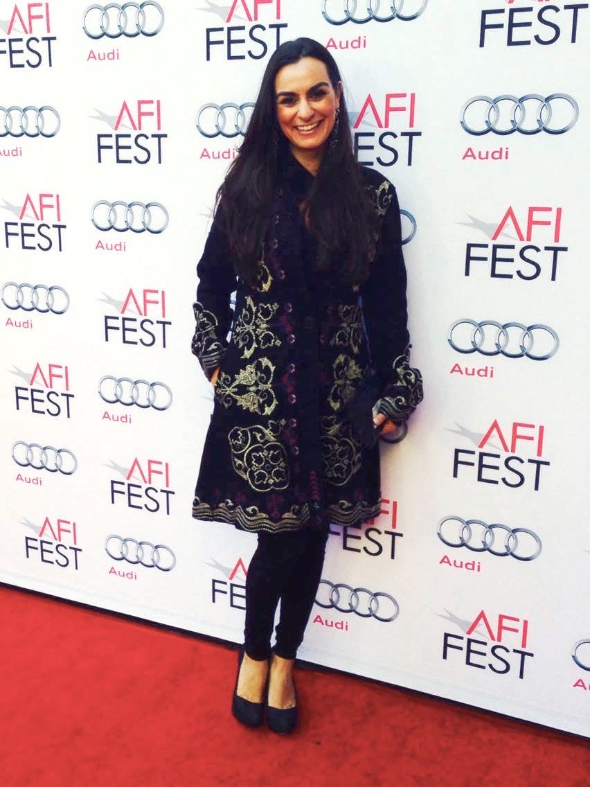 Christine Uhebe at AFI Fest Event (2013)