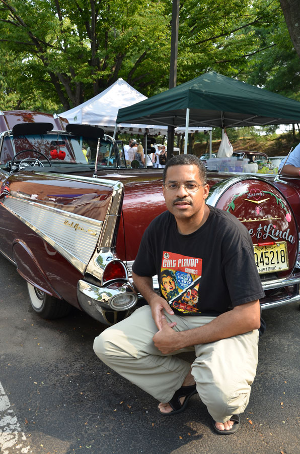 René at Lead East Vintage Car Show in 2011.