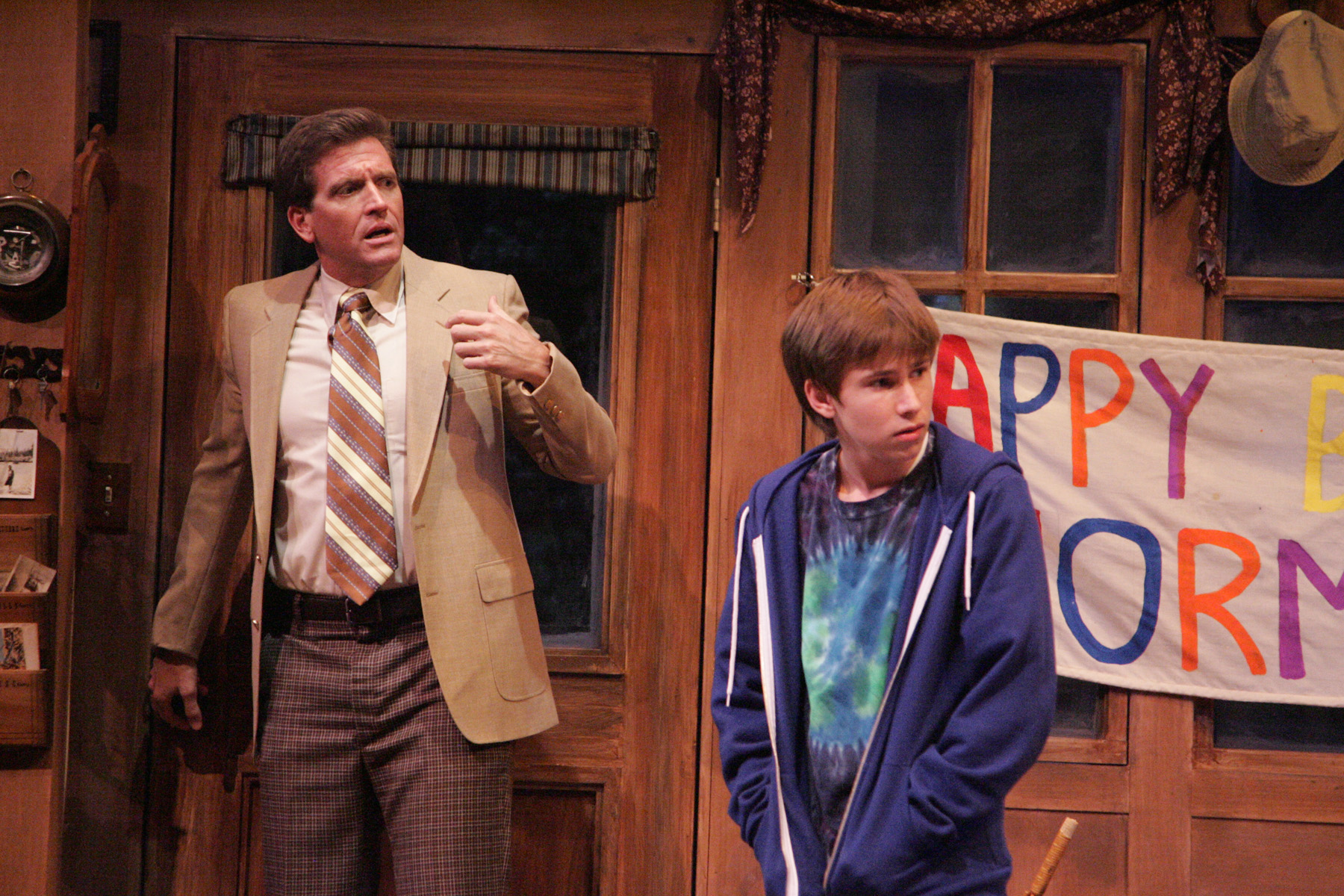 Nicholas Podany and Jonathan Stewart in On Golden Pond at the Colony Theatre 2011