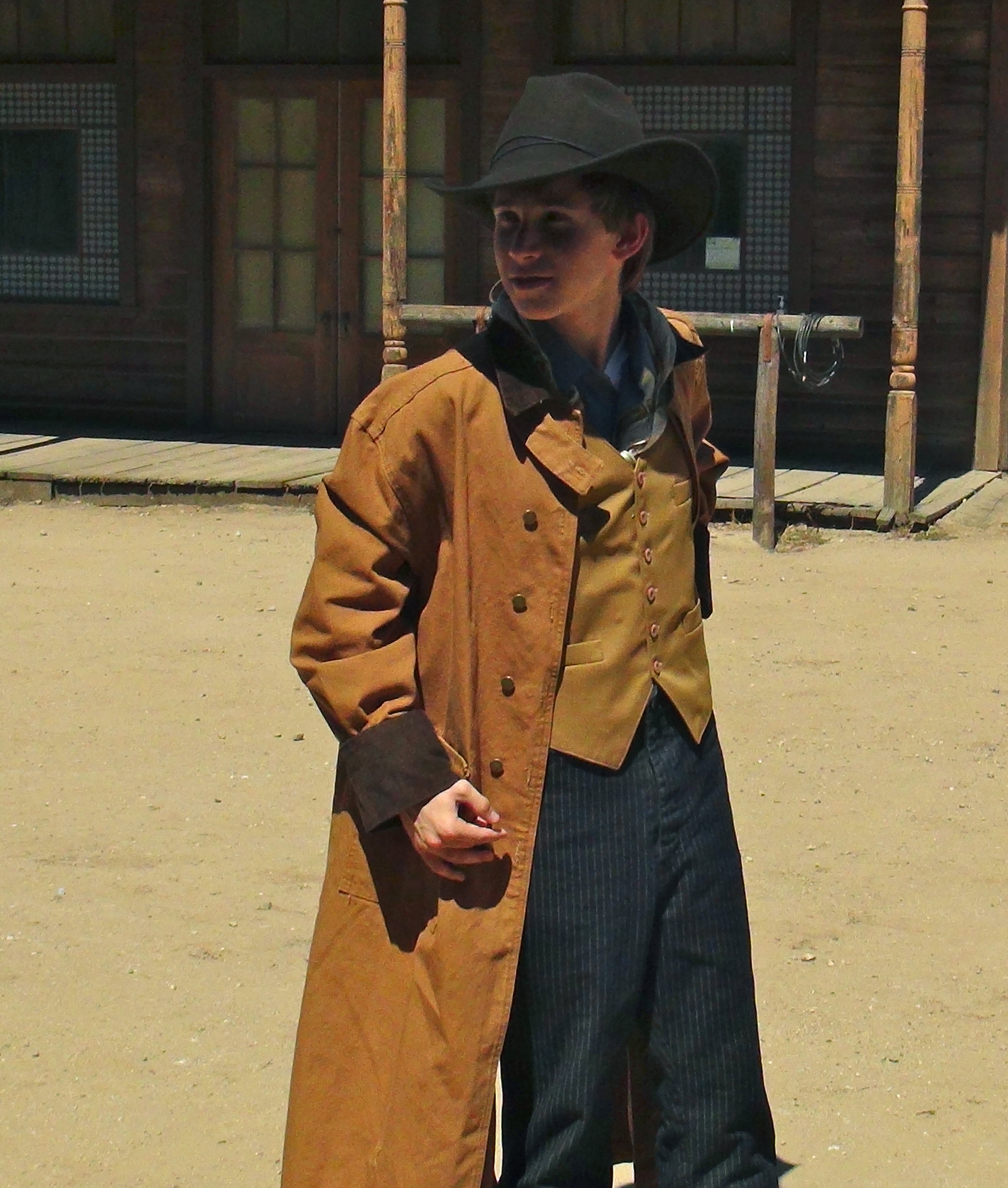 As Johnny in The Adventures of Sheriff Kid McLain