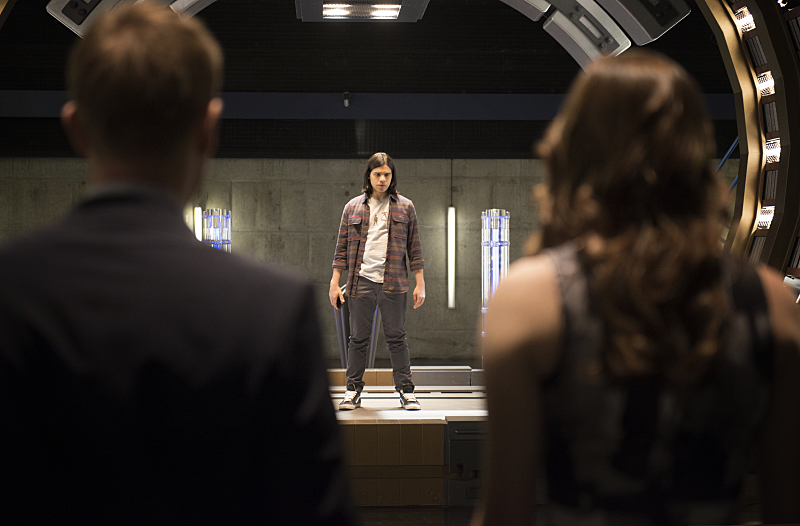 Still of Danielle Panabaker, Rick Cosnett and Carlos Valdes in The Flash (2014)