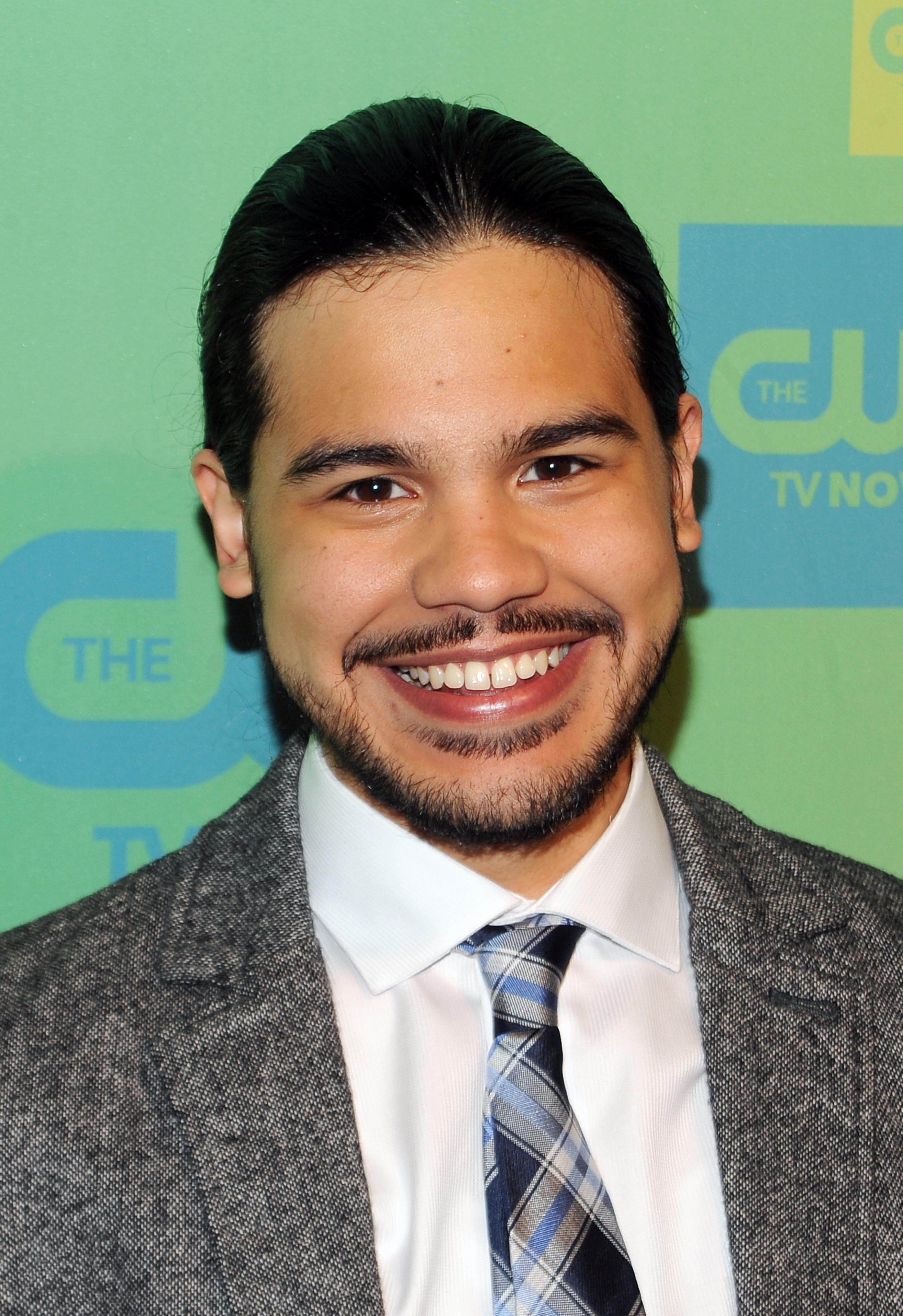 Carlos Valdes at the 2014 CW Up-Fronts.