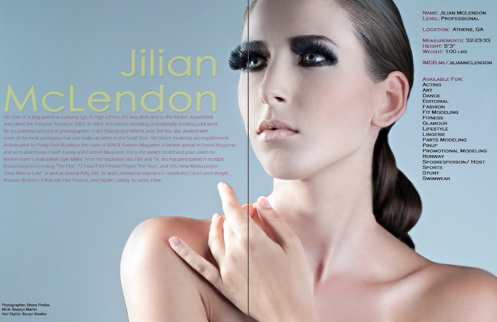 Jilian McLendon in FLIPIC Magazine November 2013