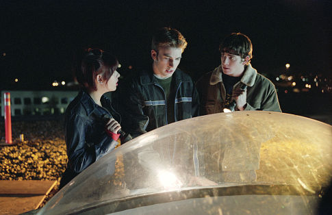 Still of Chris Evans, Scarlett Johansson and Bryan Greenberg in The Perfect Score (2004)