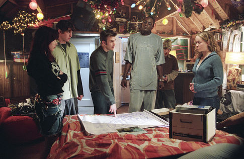 Still of Erika Christensen, Chris Evans, Scarlett Johansson, Bryan Greenberg, Darius Miles and Leonardo Nam in The Perfect Score (2004)