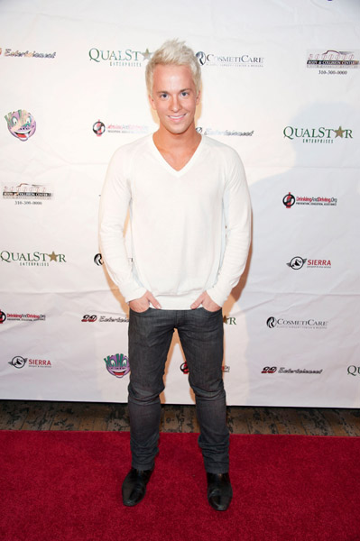Actor and choreographer Kyle Blitch arrives at Nadya Suleman's 36th birthday party at the House of Blues Parish Room on July 13, 2011 in Los Angeles, California.