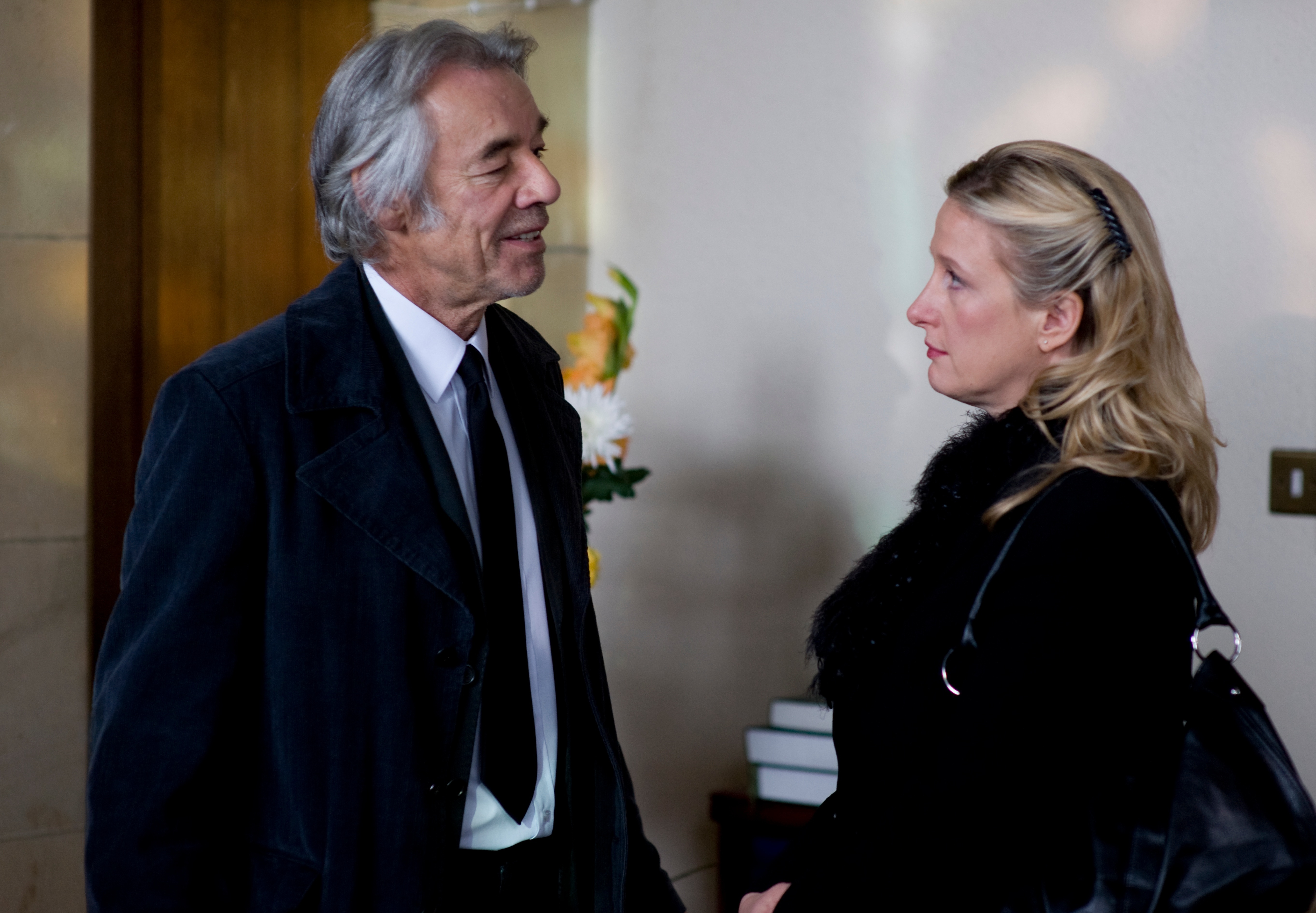 Wendy Bain and Roger Lloyd Pack in THE OLD GUYS