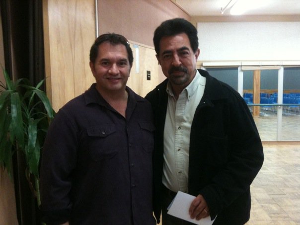 Eddie Napolillo and Joe Mantegna Beverly Hills Film Festival.