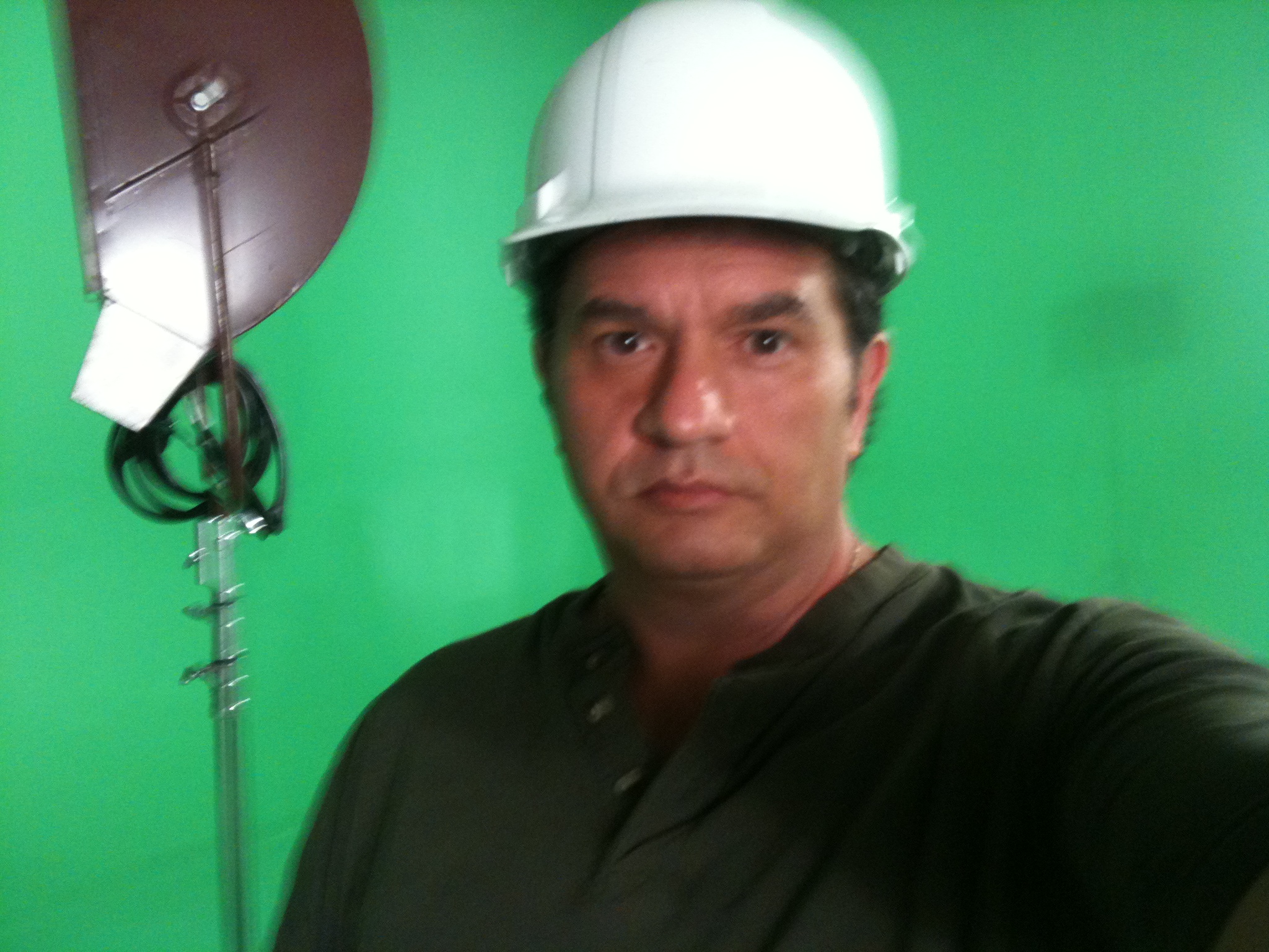 Eddie Napolillo as Construction Worker, Green Screen.