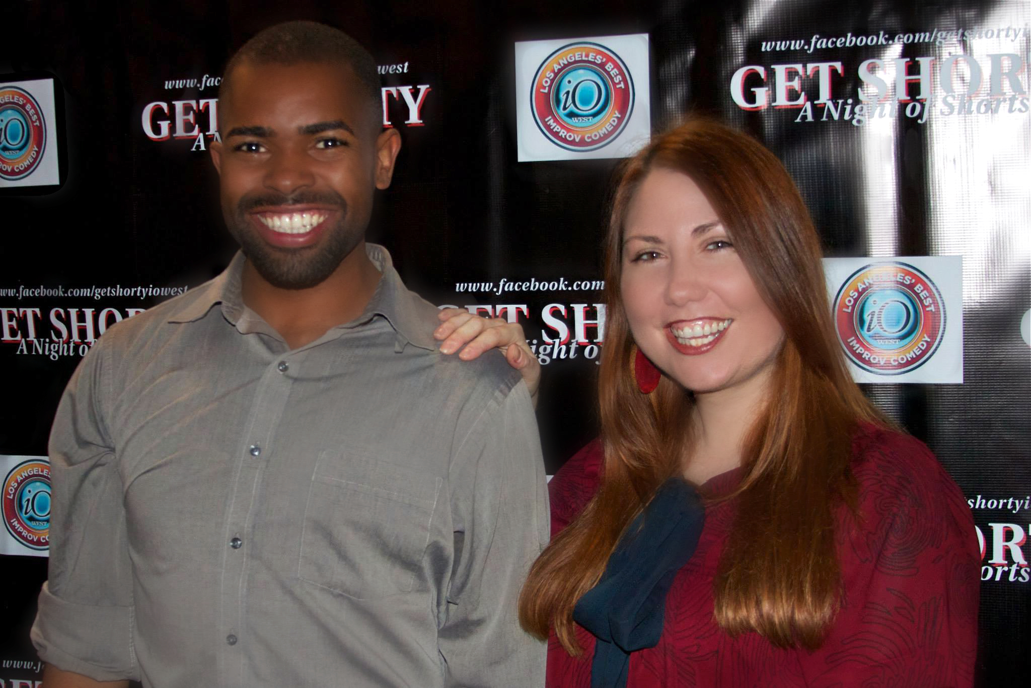 Stacia Roybal and David Carter-T. attending screening of 