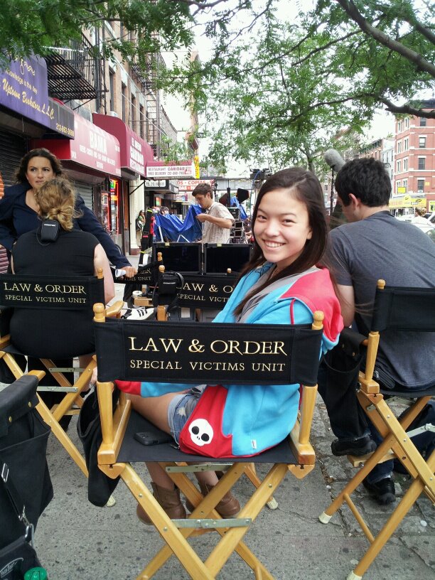 On location for Law & Order: SVU [2011, Blood Brothers]