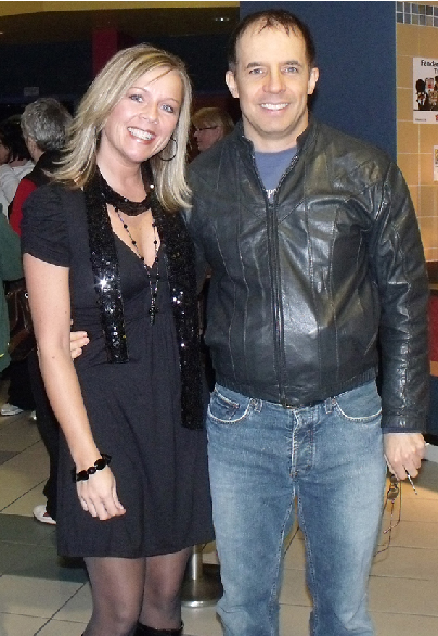 Co-Stars Jodie Shultz and Rod Knoll at Location Location film premiere.
