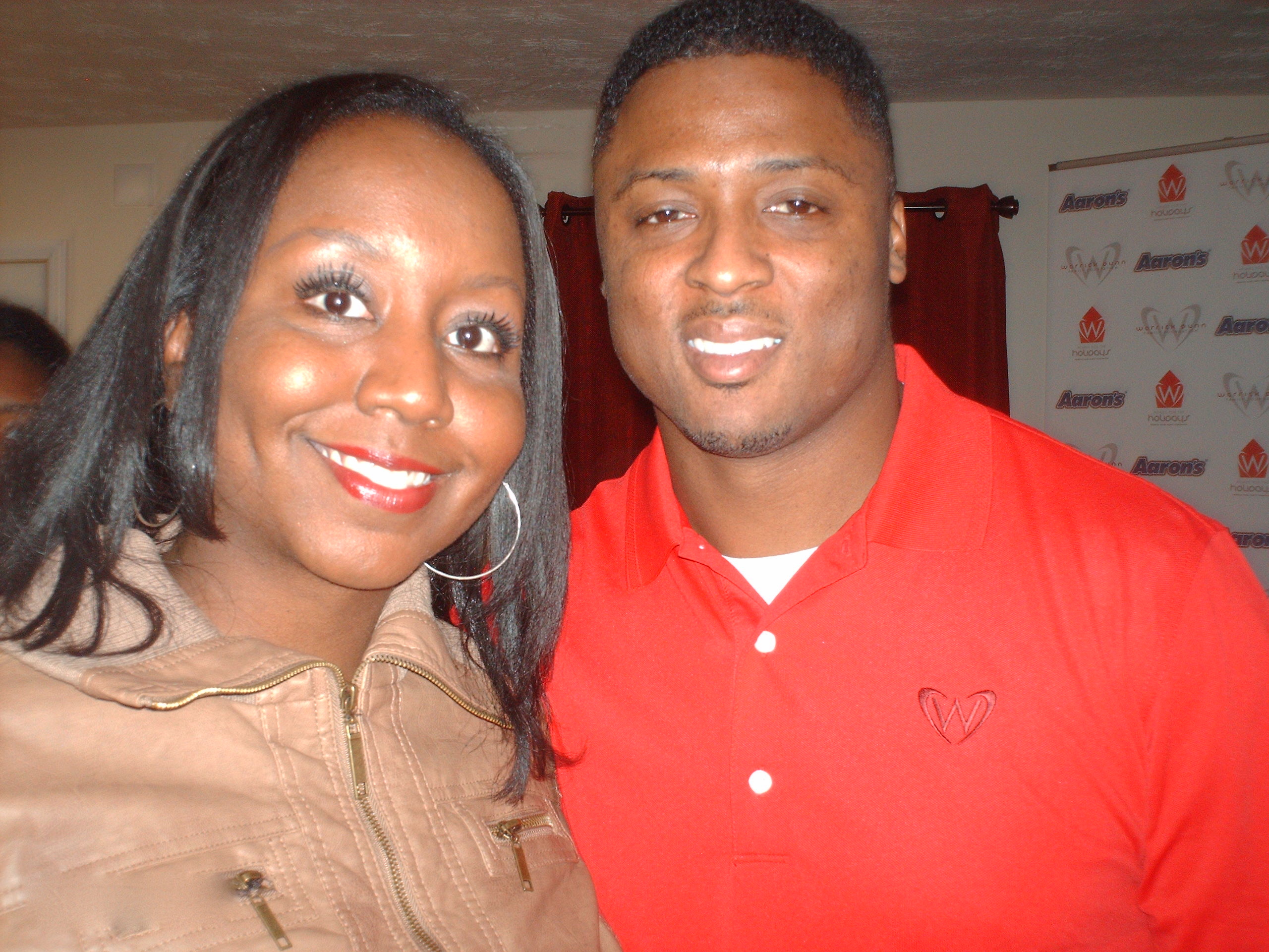 Actress Kimberly D. Worthy & Former NFL Player Warrick Dunn