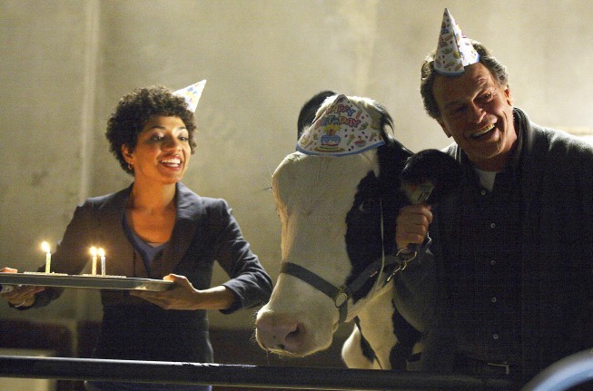 Still of John Noble and Jasika Nicole in Ties riba (2008)