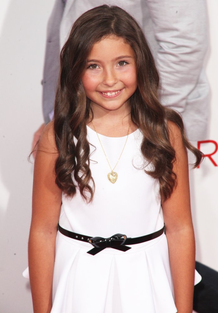 Emma Tremblay at the New York premiere of The Giver
