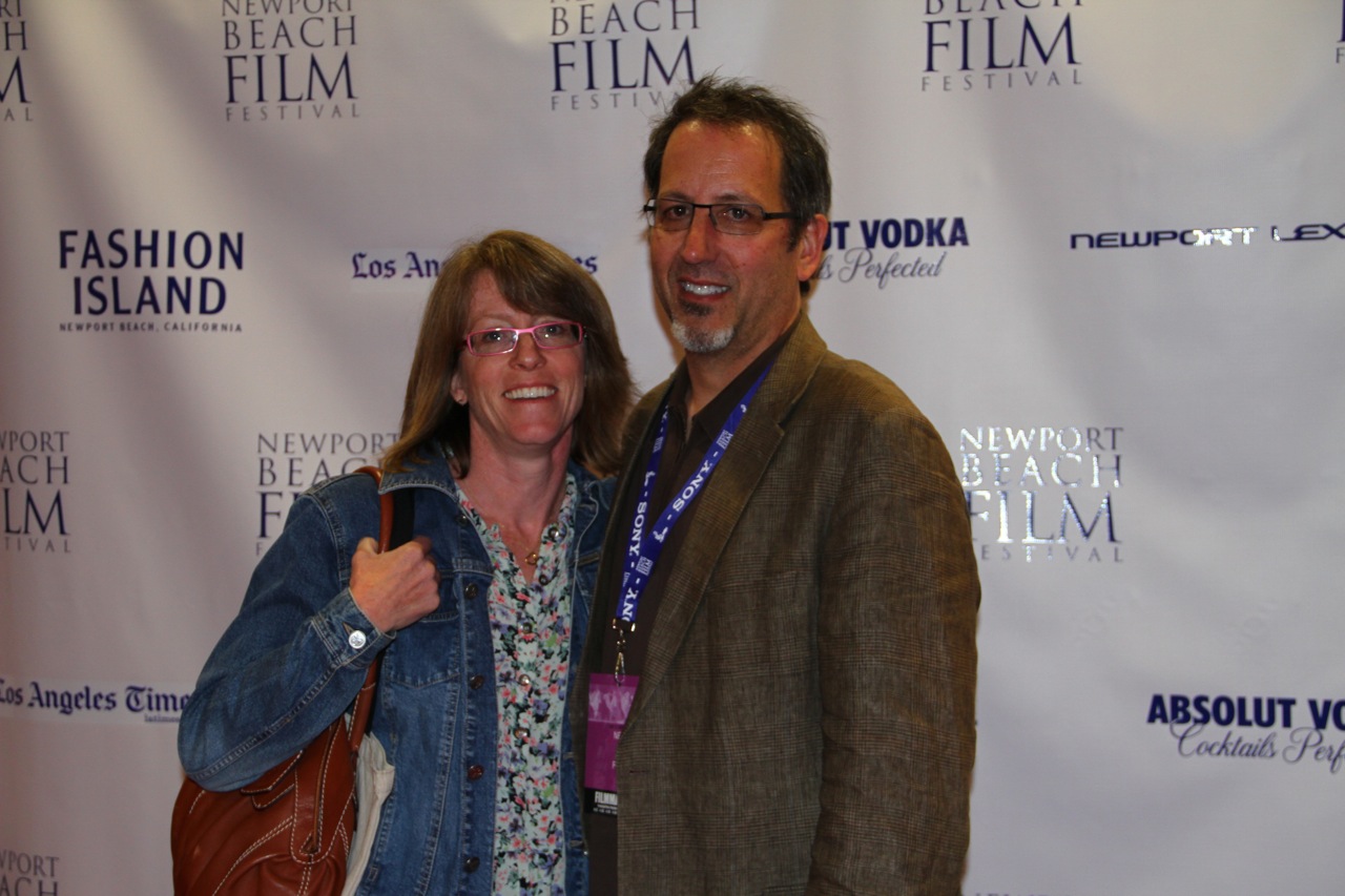 Catherine and Jay Famiglietti at Newport Beach Film Festival, April, 2012