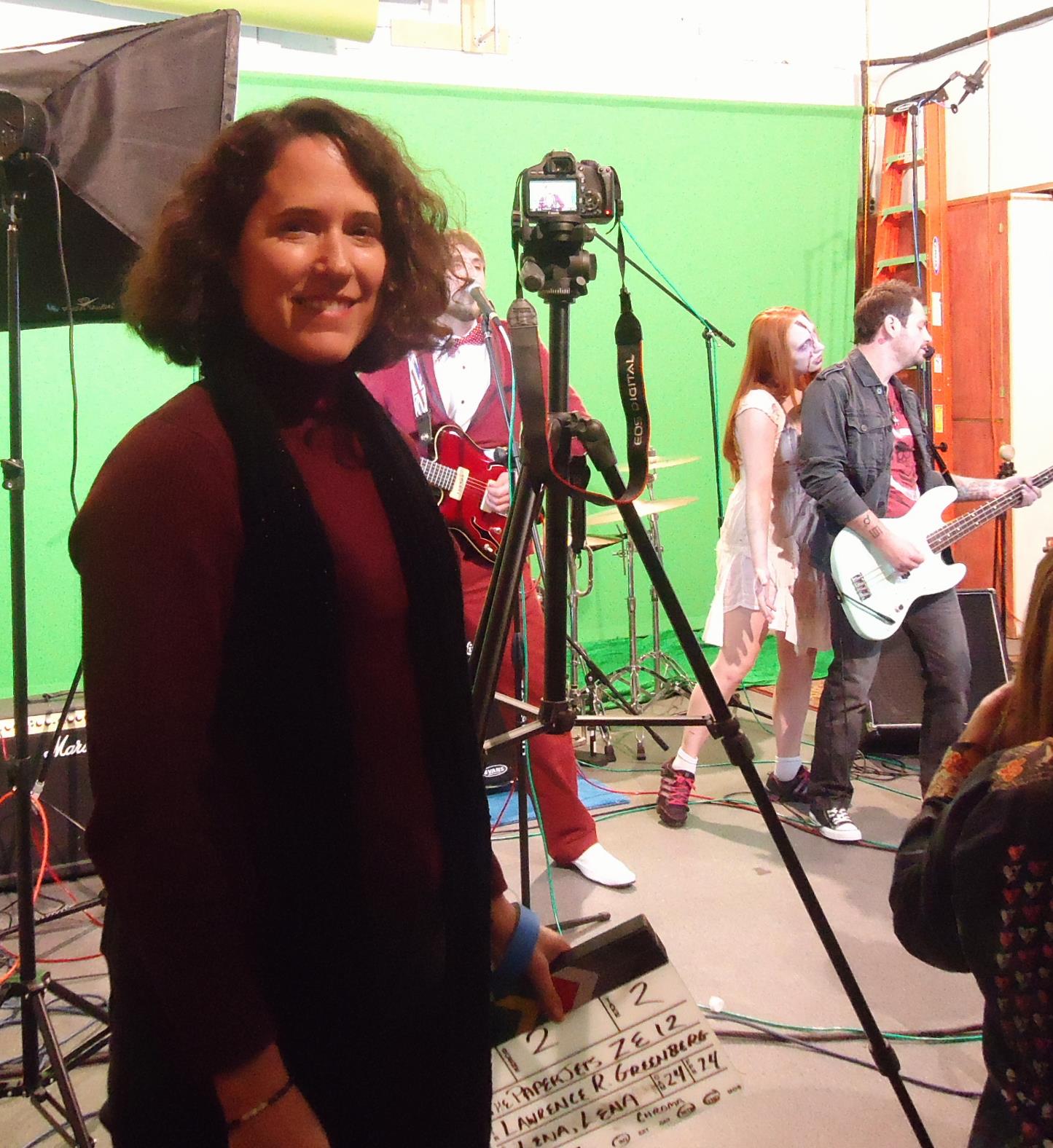 Producing video footage of the great band, The Paper Jets for 