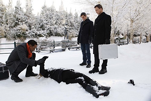 Still of Gary Sinise, Hill Harper and Eddie Cahill in CSI Niujorkas (2004)