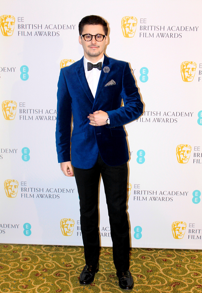 Josh Wood attends the EE British Academy Film Awards on February 8, 2015 in London, England.