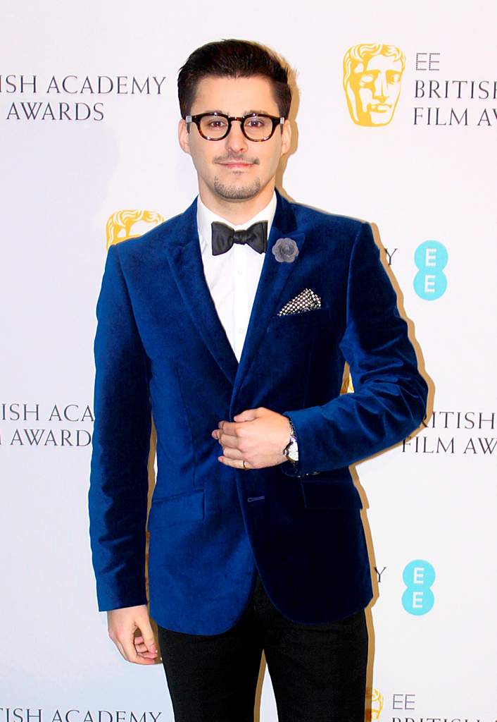Josh Wood attends the EE British Academy Film Awards at The Royal Opera House on February 8, 2015 in London, England.
