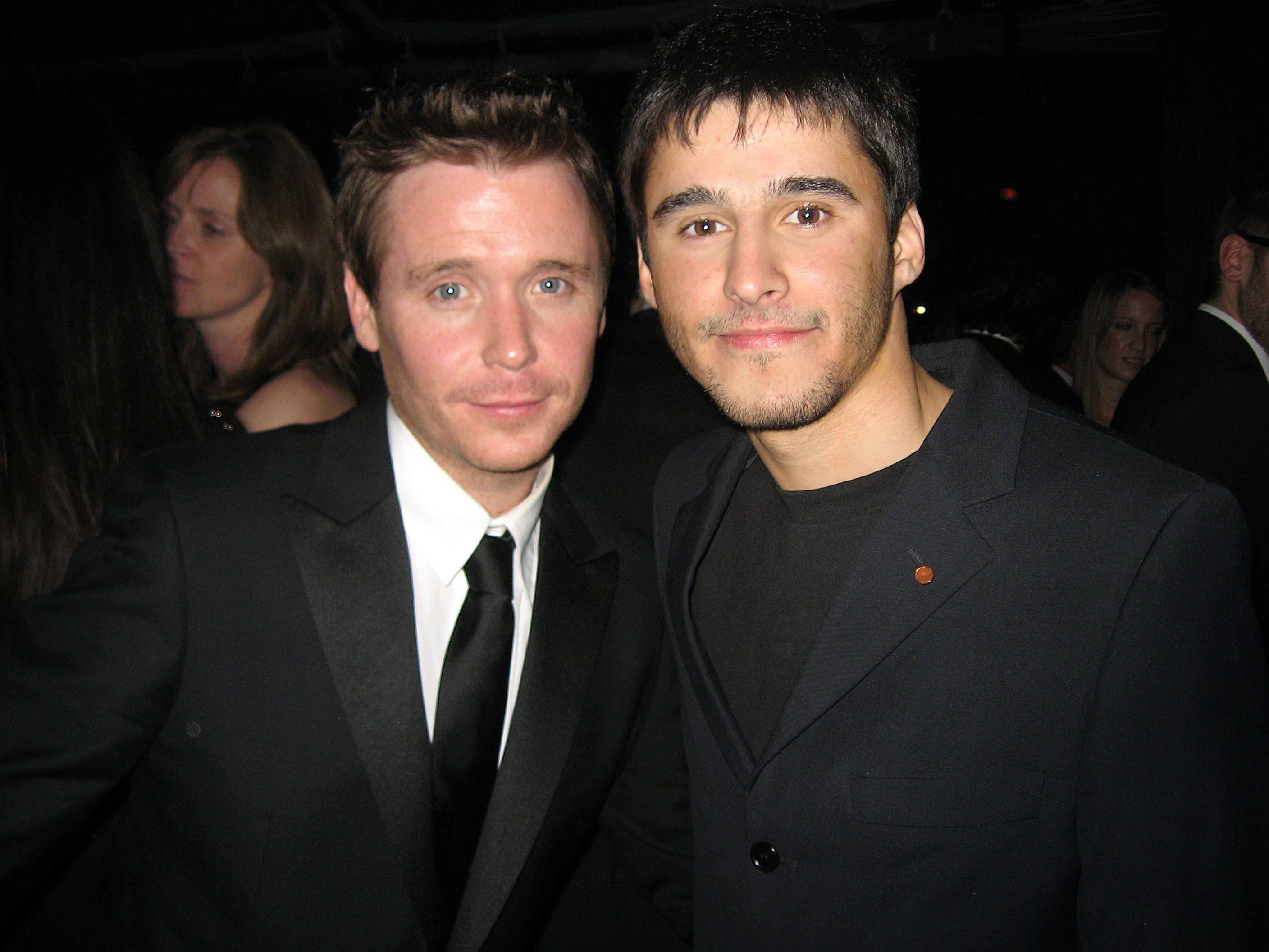 Actor Kevin Connolly (L) and producer Josh Wood (R) attend the 15th Annual Screen Actors Guild Awards at the Shrine Auditorium on January 25, 2009 in Los Angeles, California.