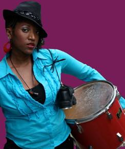 Press photo for LeeAnet's one woman show KickN2theBeat