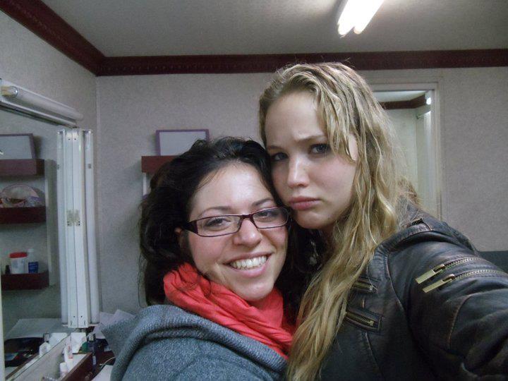 Jennifer Lawrence and I on our last day of shooting House at the End of the Street