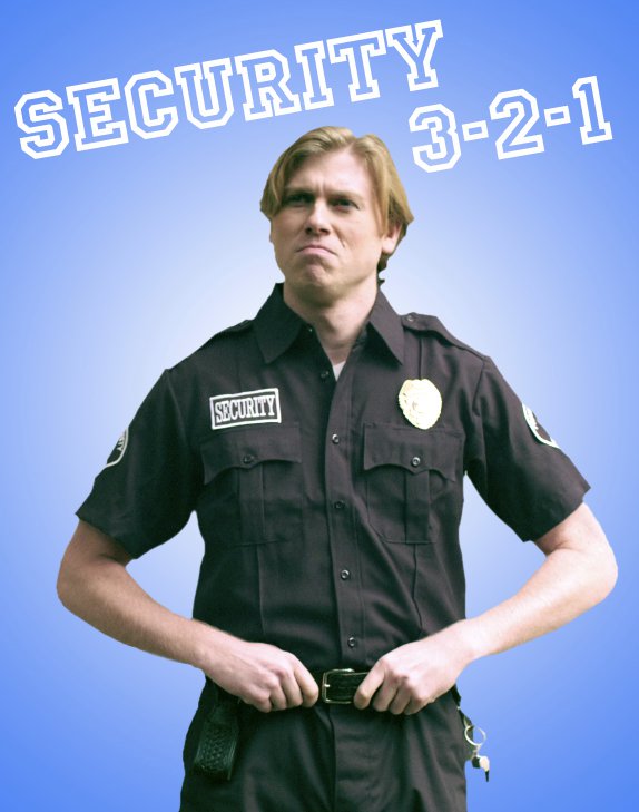 Security 3-2-1 Roger, your friendly, strip mall security guard, takes on ridiculous missions to keep the peace and make the strip mall a better place. ( TV Sitcom Pilot)