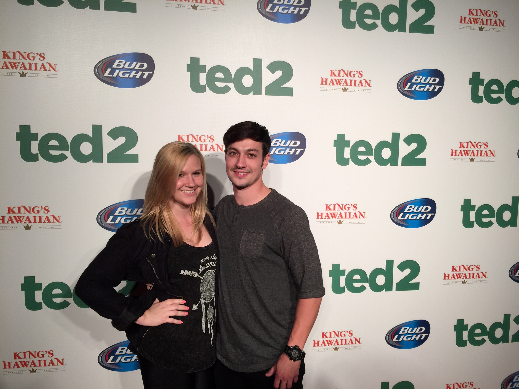 Cory DeMeyers & Fiance Jennay Johnson at the Cast & Crew Screening of Ted 2