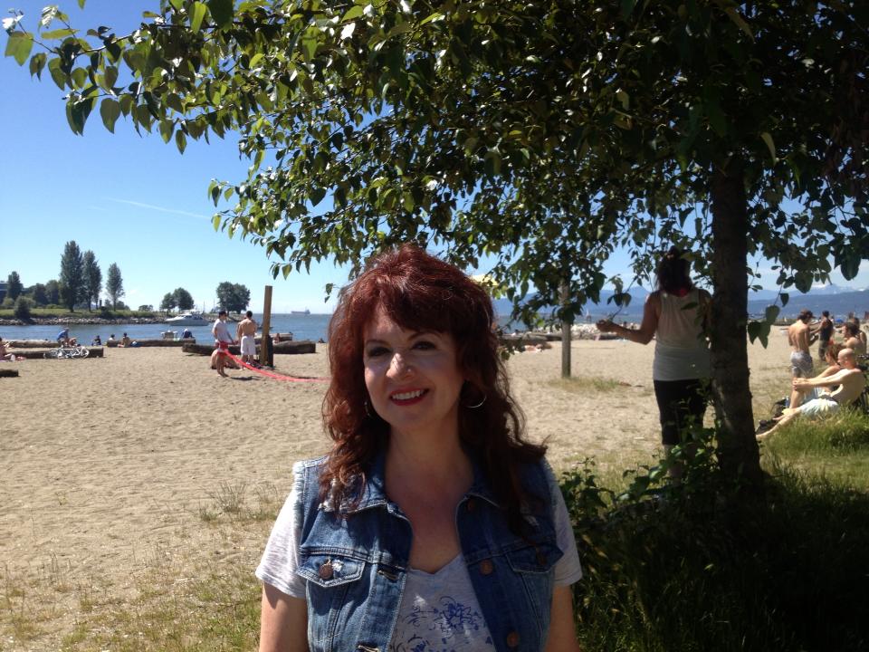 On set of Single and Dating in Vancouver, 2013, as Sally-Jo.
