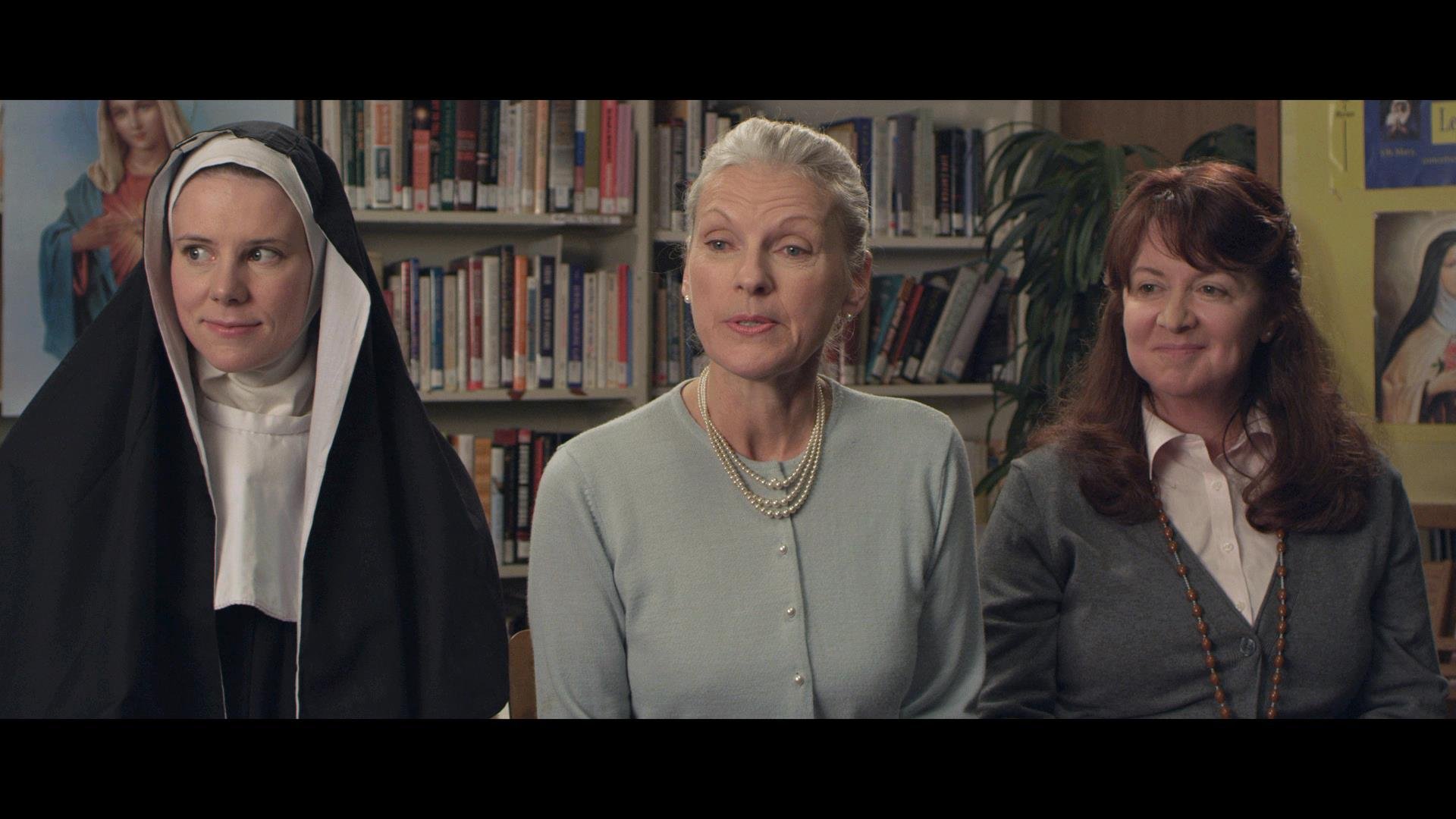 Sr. Bridgette (Karen Ballantyne), Mrs. Fitzpatrick (Chris McBeath) and Sr. Adelia (Teresa Laverty), the spiritual leaders.