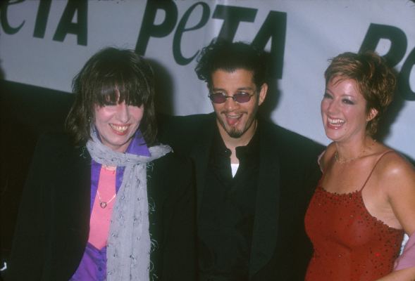 Chrissie Hynde and Sarah McLachlan