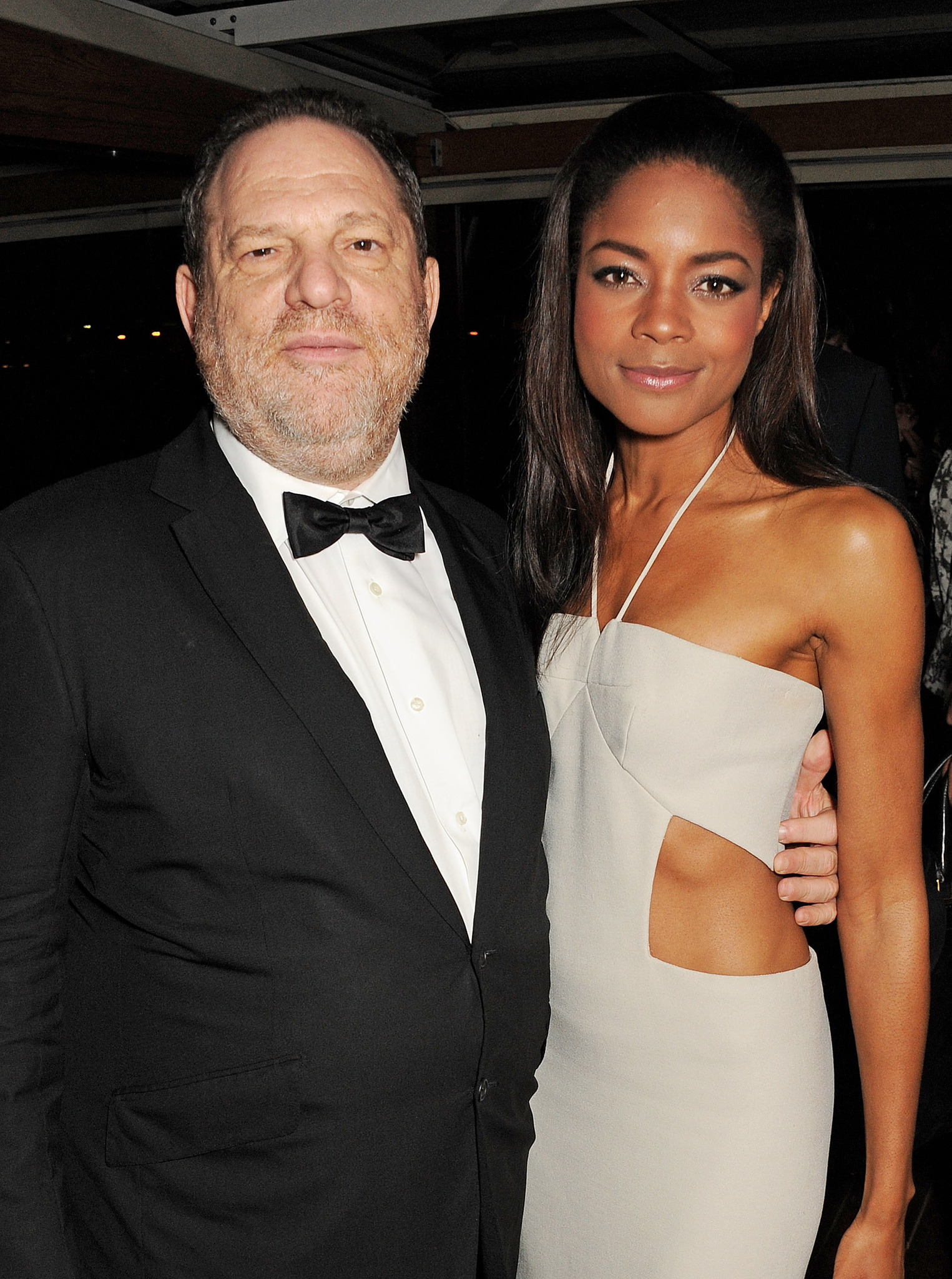 Harvey Weinstein and Naomie Harris
