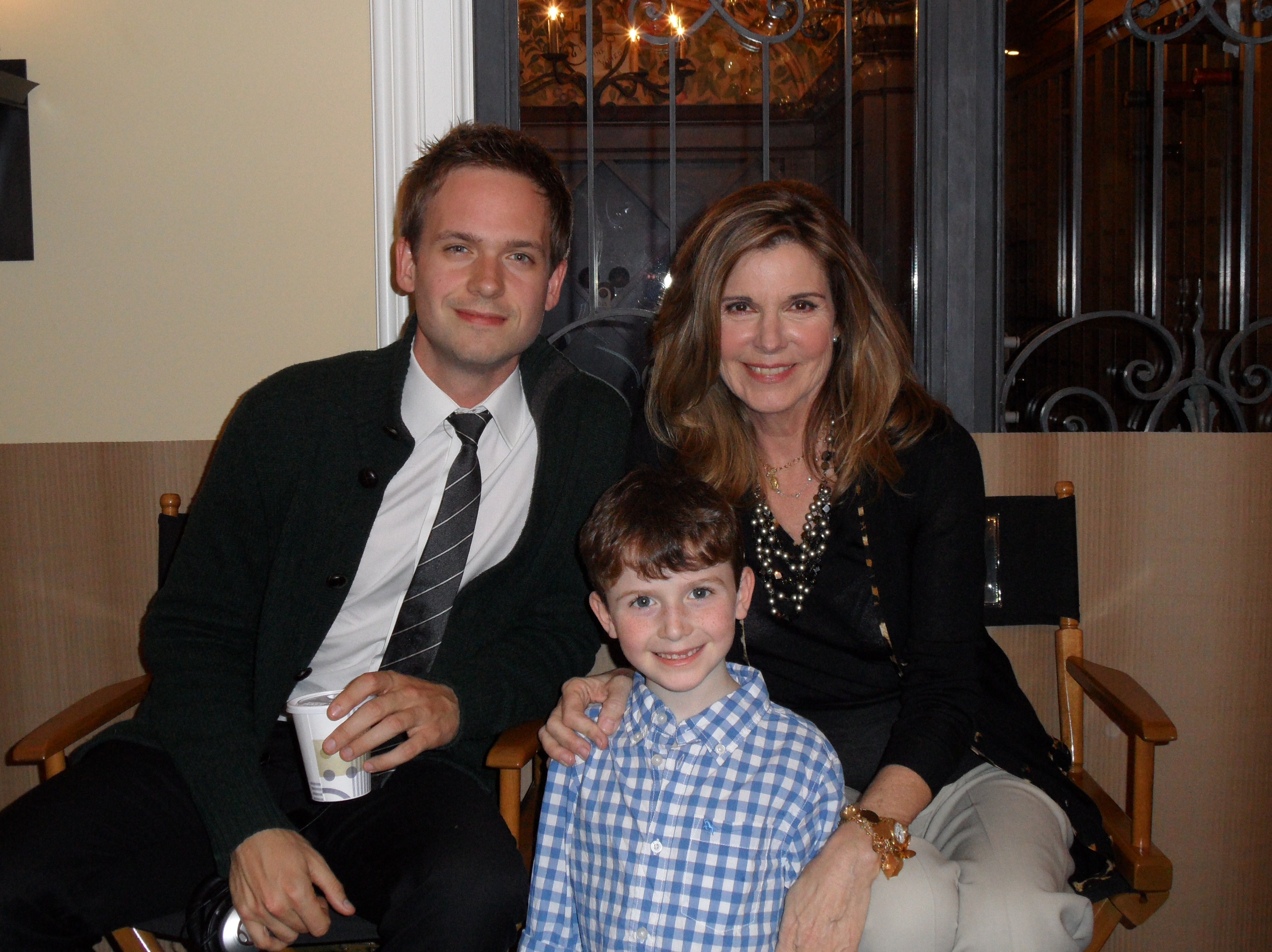 Suits (TV series) - on set with Patrick J. Adams and Susan St. James May 2011
