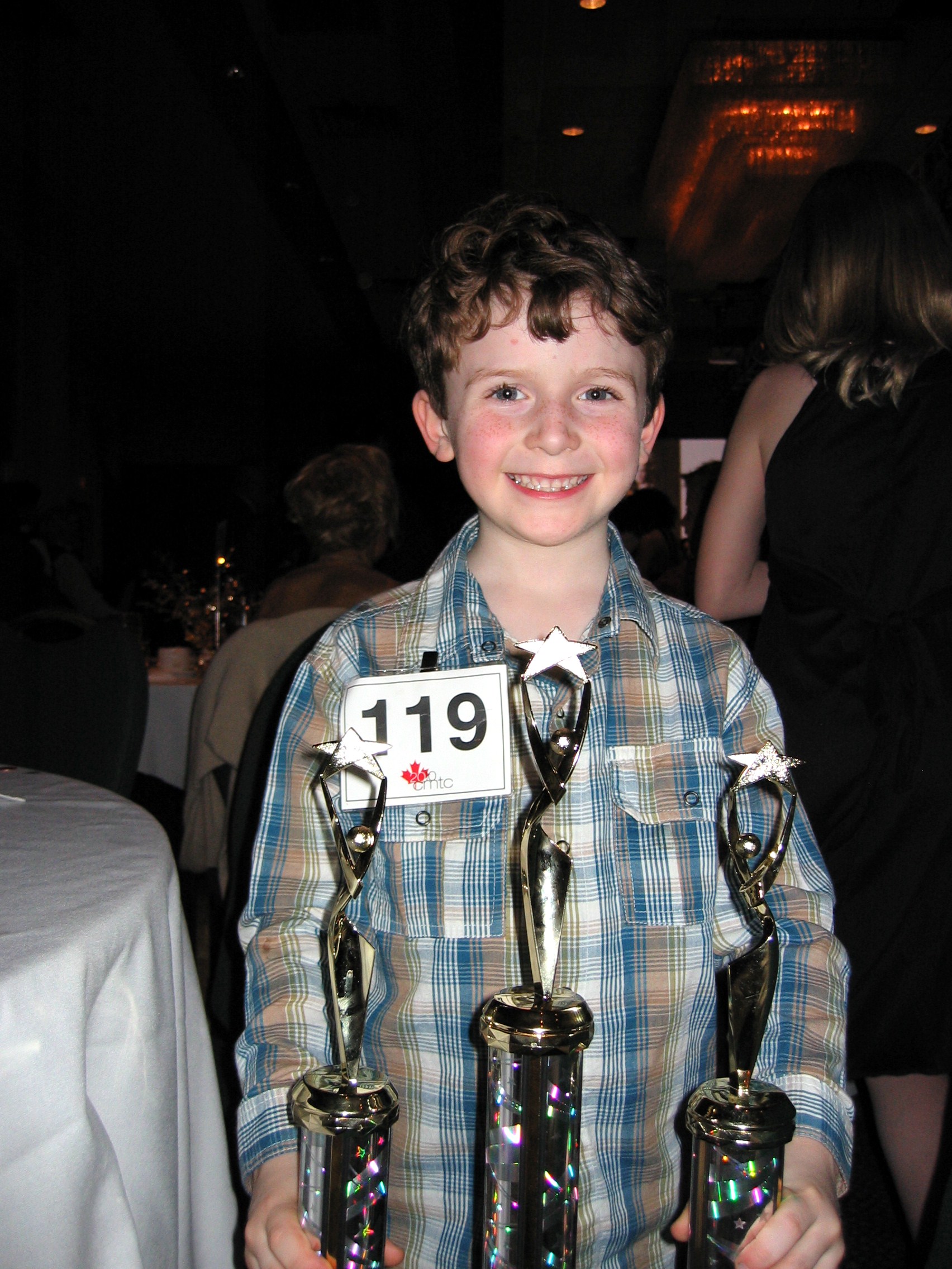 CMTC (Canadian Model & Talent Convention) 1st place Dance (4-11 yr. old), 2nd place Monologue (4-11 yr.old), and 2nd place T.V.Commercial (4-7 yr. old) - April 2010