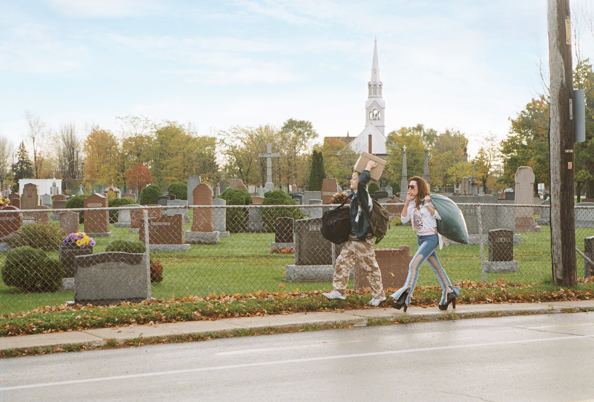 Still of Anne Dorval and Antoine-Olivier Pilon in Mommy (2014)