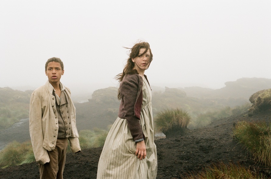 Still of Shannon Beer and Solomon Glave in Wuthering Heights (2011)