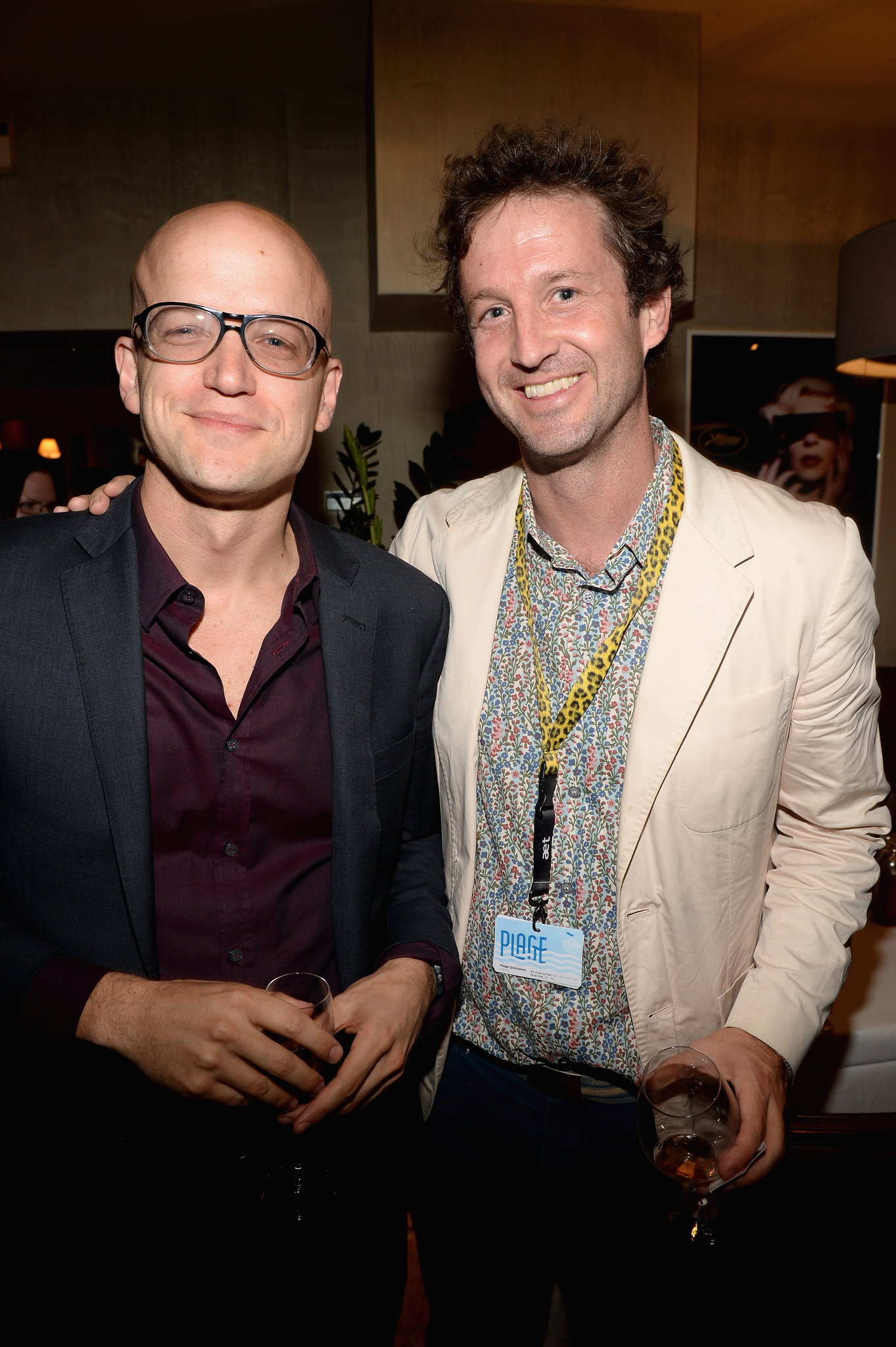 New York Times' Logan Hill and Sundance Film Festival's Trever Groth attend the IMDB's 2013 Cannes Film Festival Dinner Party during the 66th Annual Cannes Film Festival at Restaurant Mantel on May 20, 2013 in Cannes, France.