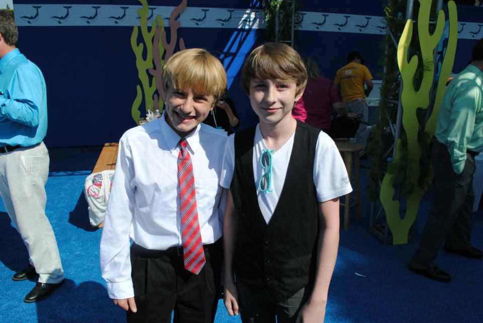 Kevin Moody and Nathan Gamble at the premiere of Warner Bros. Pictures' 