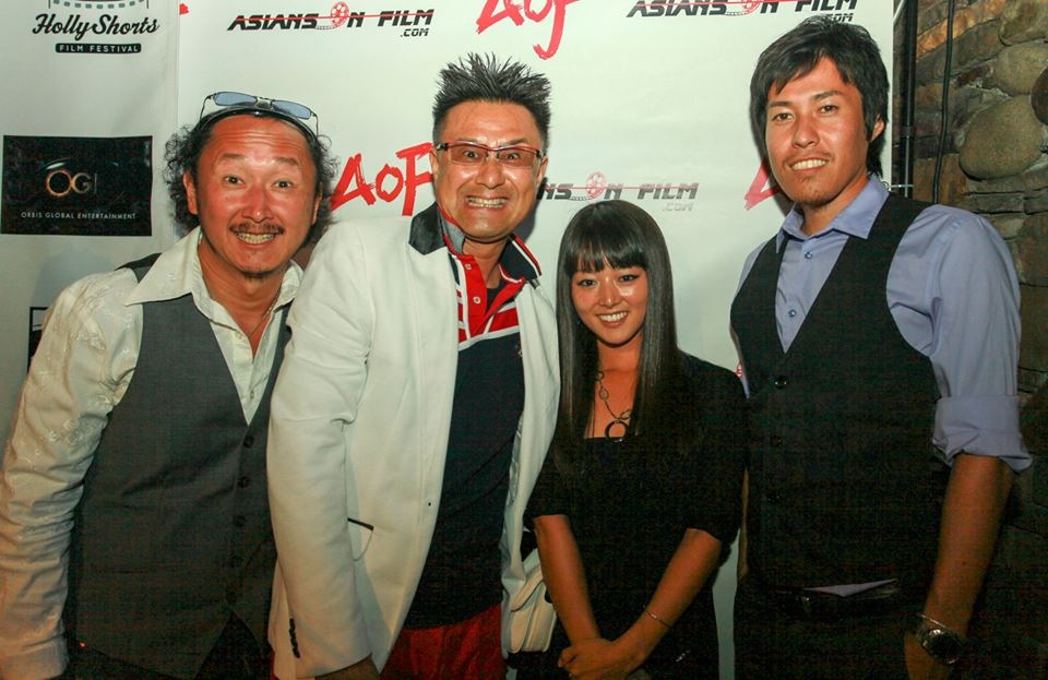 With Rome Kanda, Kiki Sukezane, and Ryota Tatsumi at Asian On Film & Asian Cinema Entertainment MIXER