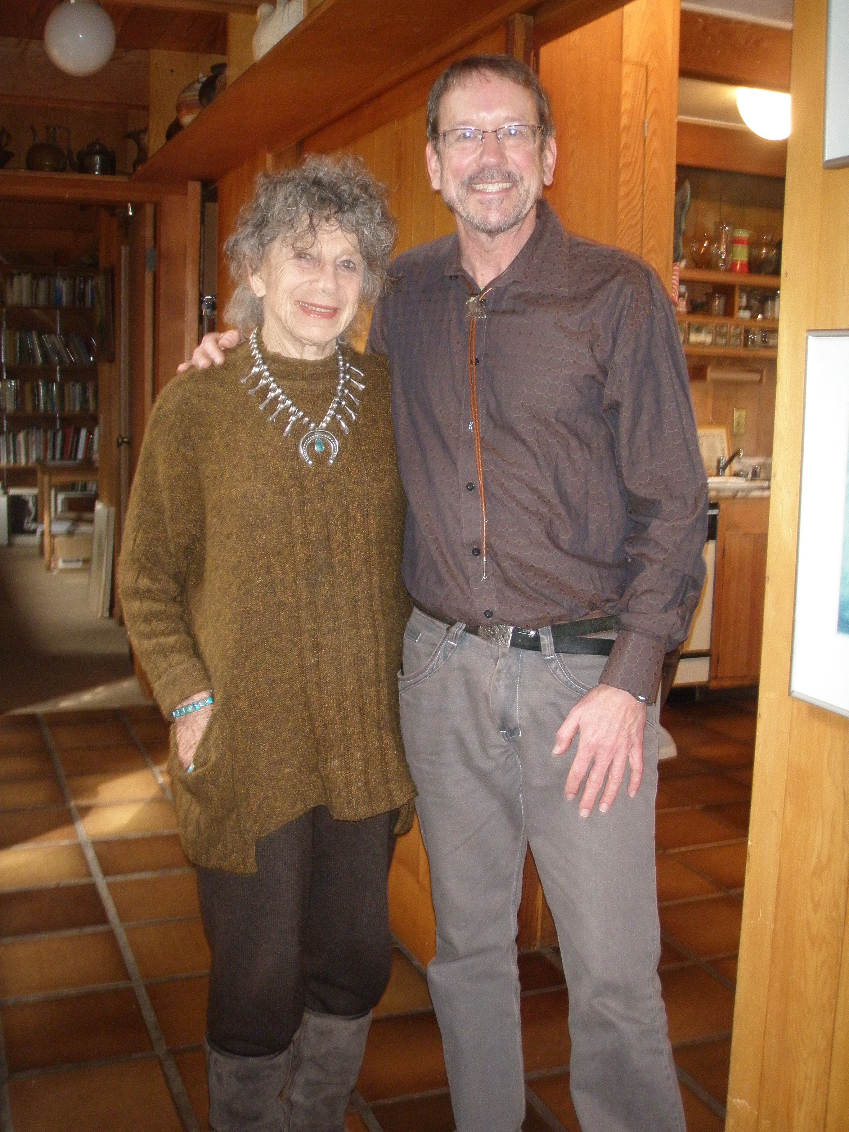 with Anna Halprin, shooting interview for BIG JOY: The Adventures of James Broughton