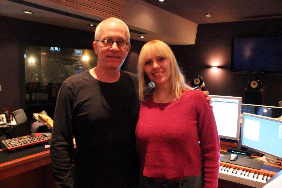 Christine Hals with her mentor, film composer James Newton Howard.