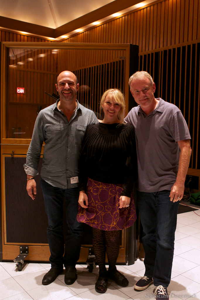 With Film Composer John Debney and pianist Randy Kerber at Capitol Studios in Hollywood.