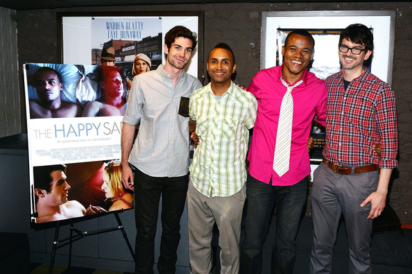 Cameron Scoggins, Rodney Evans, Leroy McLain and Ken Urban at The Happy Sad at IFC in NYC.