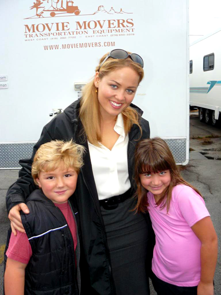 Zachary Alexander Rice with Parenthood actress, Erika Christensen