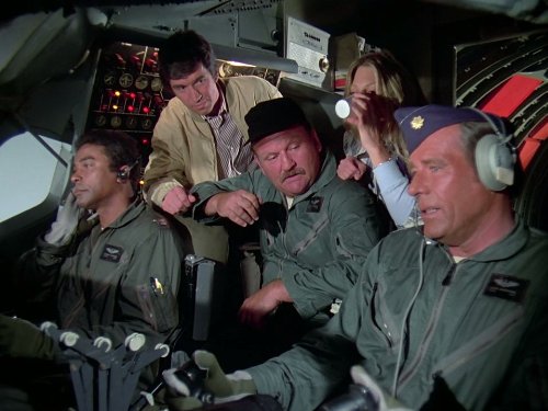 Still of Philip Carey, John Lawrence, Rick Lenz and Don Marshall in The Bionic Woman (1976)